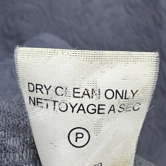 MANOUSH Skirt Womens Size 8 Gray Jaquard Floral A-Line Faux Wrap Pockets - Picture 9 of 9